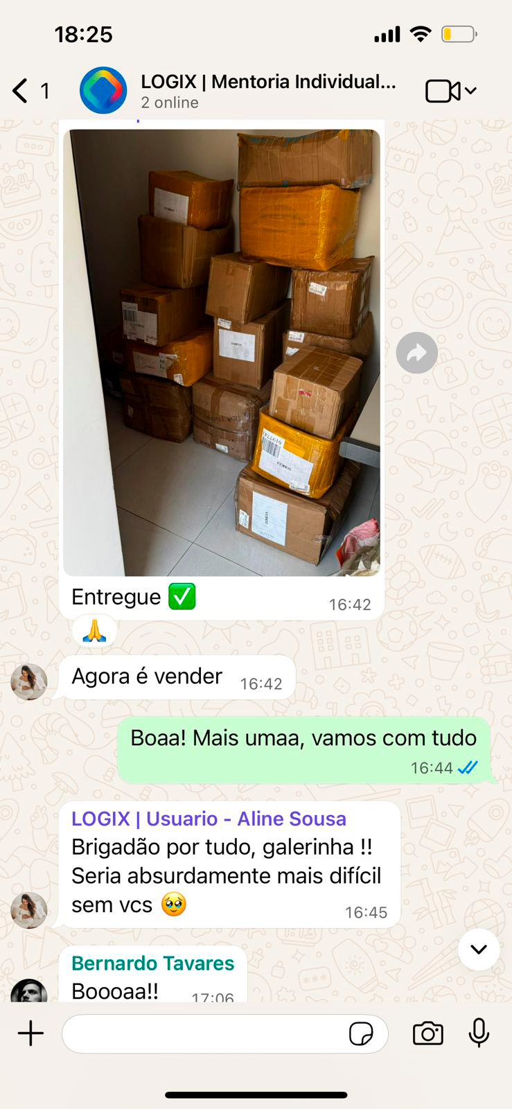 Carregamento de importação da China realizado pela Logix Factory para o cliente Rafael